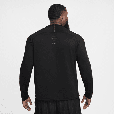 Playera de básquetbol Dri-FIT DNA de cierre 1/4 para hombre LeBron