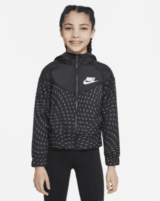 Nike Sportswear Windrunner Big Kids' (Girls') Full-Zip Jacket (Extended  Size)