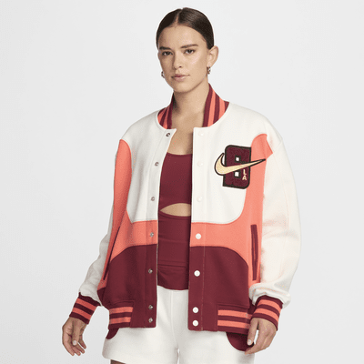 Chamarra bomber oversized para mujer Serena Williams Design Crew