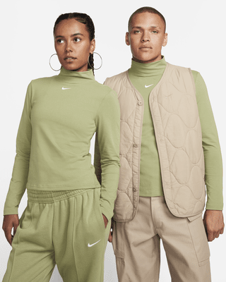 Женские  Nike Sportswear Collection Essentials Long-Sleeve Mock Top