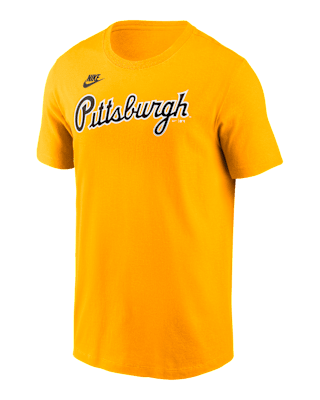 Мужская футболка Pittsburgh Pirates Cooperstown Wordmark Nike MLB