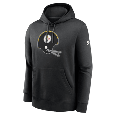 Pittsburgh Steelers Rewind Club Logo Men’s Nike NFL Pullover Hoodie