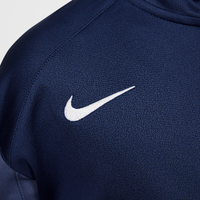 Pleteninová fotbalová sportovní souprava Nike Dri-FIT Paris Saint-Germain Strike pro malé děti