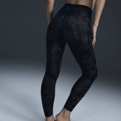 Nike Zenvy Tie-Dye Women's Gentle-Support High-Waisted 7/8 Leggings