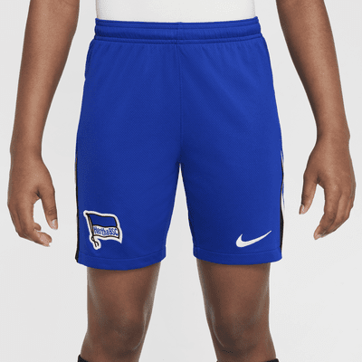 Hertha BSC 2024/25 Stadium Thuis/Uit Nike replica voetbalshorts met Dri-FIT voor kids