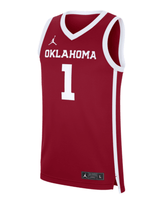 Мужские джерси Oklahoma Sooners Replica Jordan Brand College Basketball Jersey для баскетбола