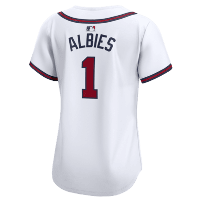 Jersey Nike Dri-FIT ADV de la MLB Limited para mujer Ozzie Albies Atlanta Braves