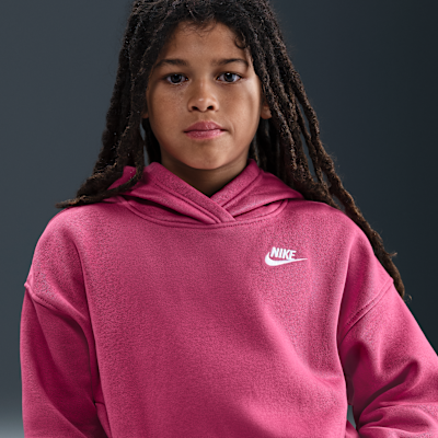 Nike Sportswear Club Fleece Big Kids' Oversized Pullover Hoodie