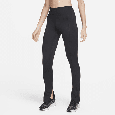 Nike One Women's High-Waisted Full-Length Split-Hem Leggings. Nike NO