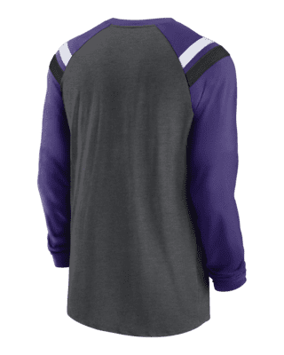 Minnesota Vikings Nike Reflective Long Sleeve T Shirt - Mens