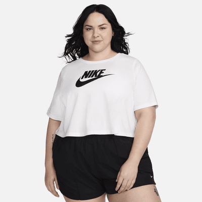 Playera con logotipo cropped para mujer (talla grande) Nike Sportswear Essential