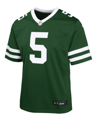 Подростковые джерси Garrett Wilson New York Jets Big Kids' Nike NFL Game Jersey