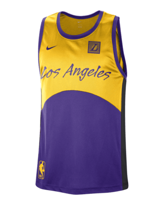Nike NBA City Edition Logo Los Angeles Lakers Amarillo Yellow