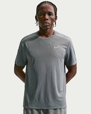 Мужские шорты Nike Miler Dri-FIT UV Protection Short-Sleeve Top для бега