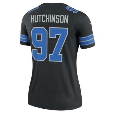 Jersey de la NFL Nike Dri-FIT Legend para mujer Aidan Hutchinson Detroit Lions