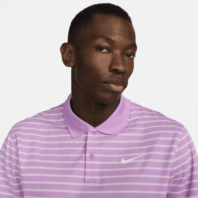 Polo de golf a rayas para hombre Nike Dri-FIT Victory