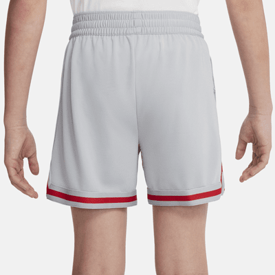 Shorts de básquetbol de 13 cm para niños talla grande Nike DNA