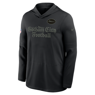 New York Jets Rivalries Collection Sideline Men's Nike Dri-FIT NFL Long-Sleeve Hooded Top