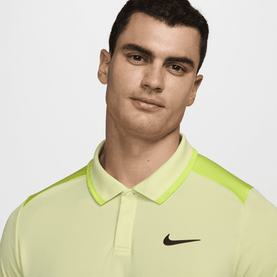 Ανδρική μπλούζα πόλο για τένις NikeCourt Advantage