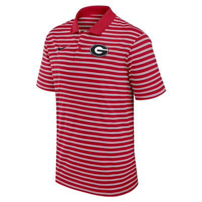 Georgia Bulldogs Primetime Victory Striped Men's Nike Dri-FIT College Polo