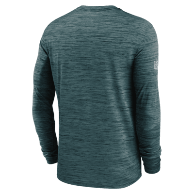 Philadelphia Eagles Sideline Velocity Men's Nike Dri-FIT NFL Long-Sleeve T-Shirt