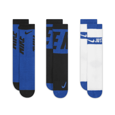 Nike Little Kids' Dri-FIT Sport Crew Socks (3 Pairs)
