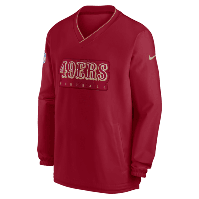 San Francisco 49ers Sideline Men's Nike NFL Long-Sleeve Windshirt