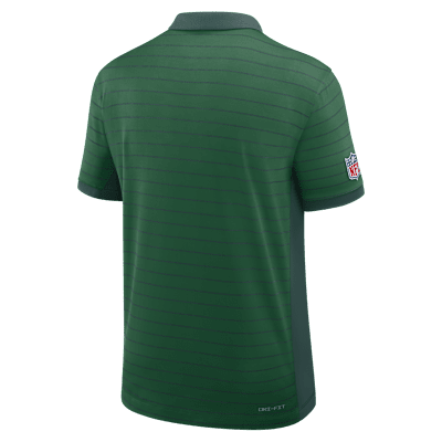 Polo Nike Dri-FIT de la NFL para hombre New York Jets Sideline Victory Stripe