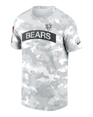 Мужская футболка Chicago Bears Salute to Service Edge Arch Nike Dri-FIT NFL