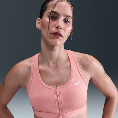Nike Swoosh Front Zip Women's Medium-Support Padded Sports Bra
