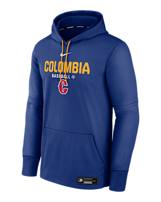 Мужское худи Colombia National Baseball Team 2026 World Baseball Classic Authentic Collection Nike Therma Pullover Hoodie