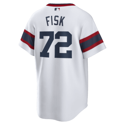 MLB Chicago White Sox (Carlton Fisk) Men's Cooperstown Baseball Jersey.
