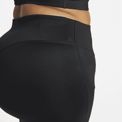 Nike Go Leggings de 7/8 de sujeción firme y talle alto con bolsillos - Mujer (Talla grande)