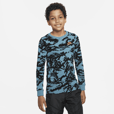 Nike Sportswear Big Kids' (Boys') Long-Sleeve T-Shirt