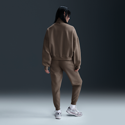 Playera Dri-FIT oversized de medio cierre para mujer Nike 24.7 ImpossiblySoft