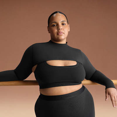 Bolero de manga larga para mujer NikeSKIMS Vintage Seamless
