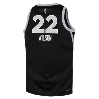 A'ja Wilson Las Vegas Aces 2024 Explorer Edition Big Kids' (Boys') Nike Dri-FIT WNBA Swingman Jersey