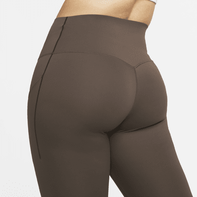 Leggings a todo o comprimento de cintura subida e suporte médio com bolsos Nike Universa para mulher