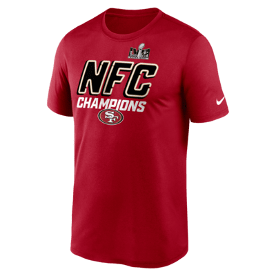 San Francisco 49ers 2023 NFC Champions Iconic Men's Nike Dri-FIT NFL T-Shirt. Nike.com