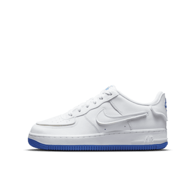 nike air force white blue