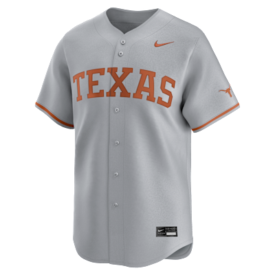 Texas Wordmark Men's Nike College Limited Baseball Jersey