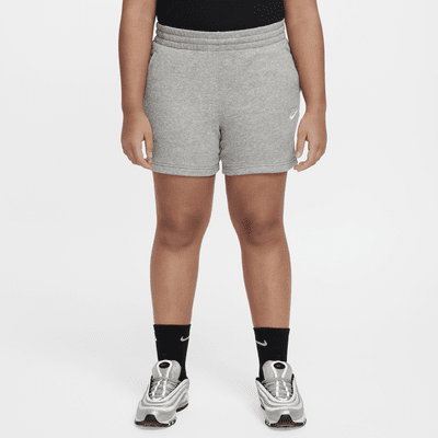 Shorts de French Terry de 13 cm para niña talla grande  (tallas amplias) Nike Sportswear Club Fleece