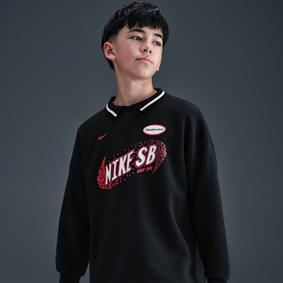 Nike SB Polo de skateboard de manga larga - Niño/a
