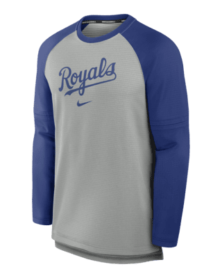 Мужская футболка Kansas City Royals Authentic Collection Game Time Nike Breathe MLB Long-Sleeve