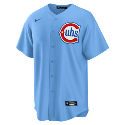 Dansby Swanson Chicago Cubs Men's Nike MLB Replica Jersey