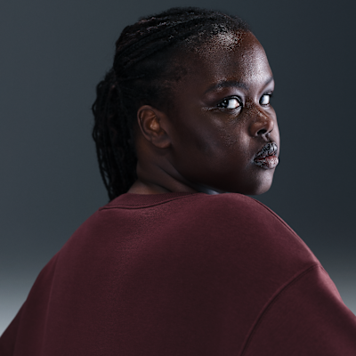 Nike Sportswear Phoenix Fleece Women's Oversized Crew-Neck Sweatshirt (Plus Size)