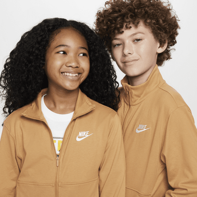 Nike Sportswear Club Big Kids' Full-Zip Knit Jacket