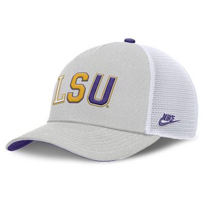 LSU Legacy Basketball Rise Men's Nike College Trucker Adjustable Hat
