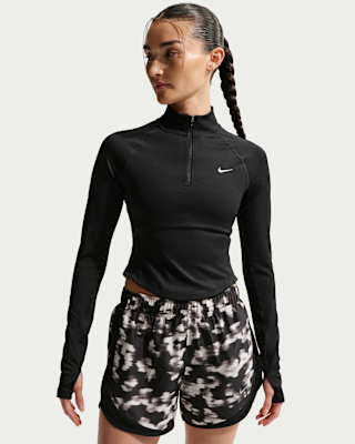 Женские  Nike Tempo Dri-FIT Fitted 1/2-Zip Top для бега