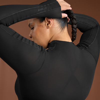 NikeSKIMS Weightless Layers Women's Mock-Neck Long-Sleeve Top